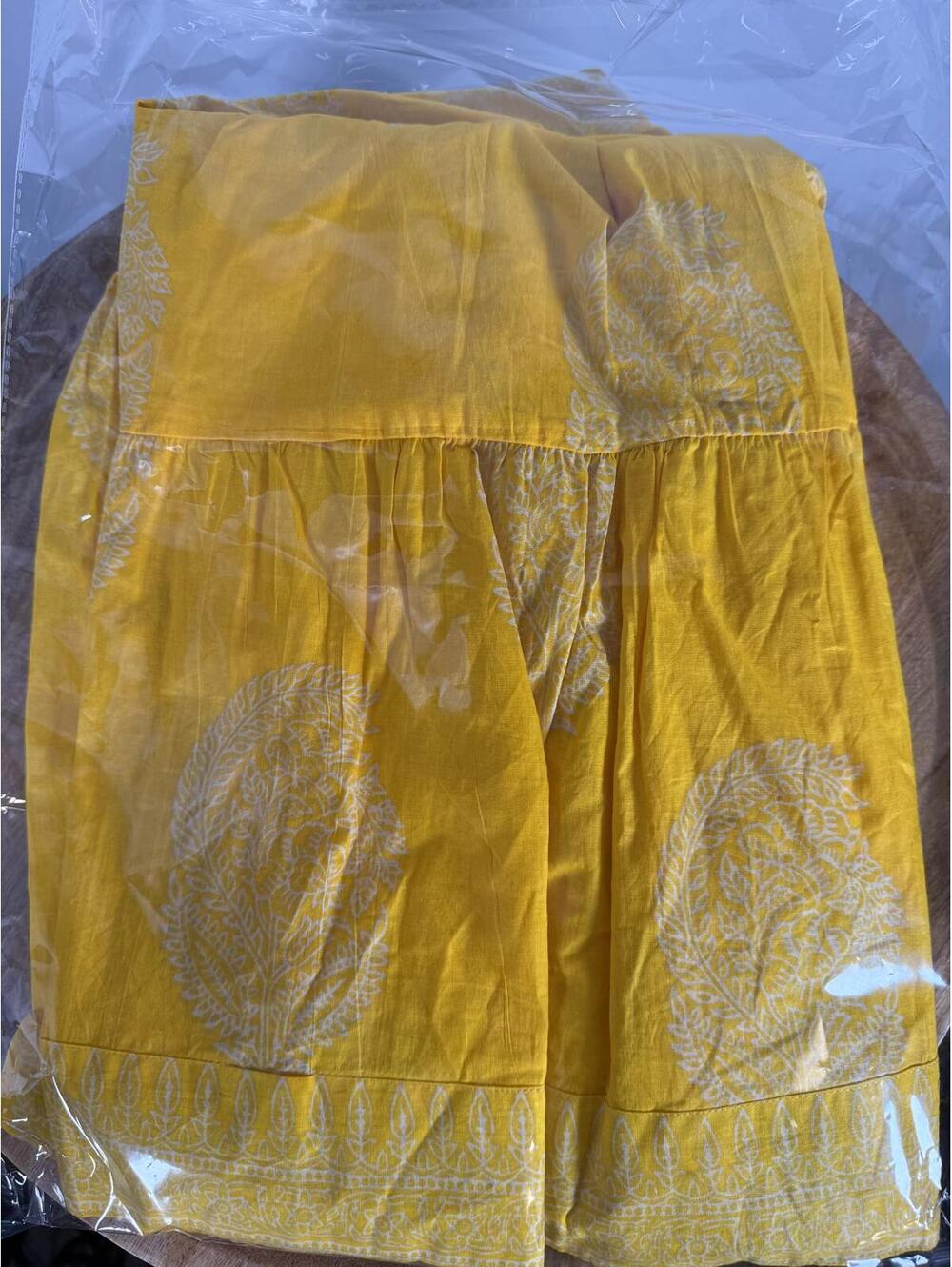 NWT Guadalupe Aluna Yellow Dress Size Large - Picture 3 of 6